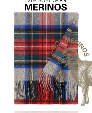 Палантин Унисекс TQ.W220_CHECK/GRIS.ROUG